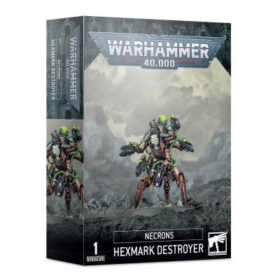 Tania figurka Necrons Hexmark Destroyer z Games Workshop